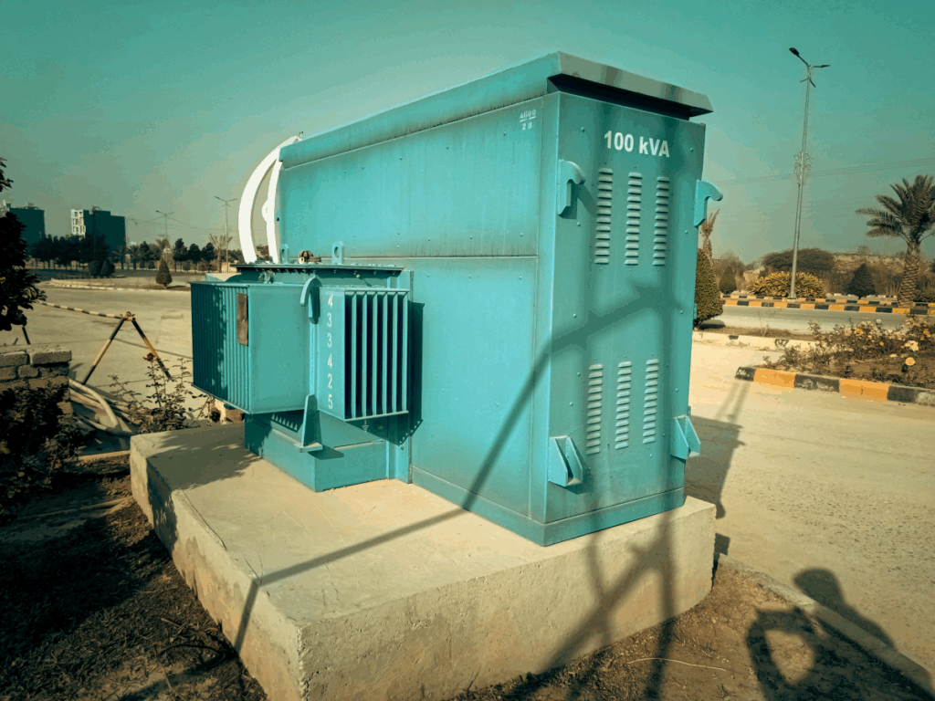blue standby generator