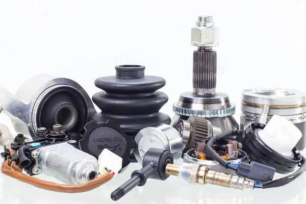 Exposed engine parts